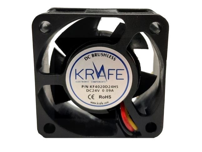 Krafe 40x40x20 24VDC 3 Kablolu Fan