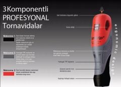 Kraftgrip 43903 7'li Torx Uçlu Profesyonel Tornavida Seti