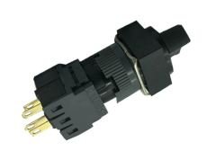 Tron 16mm Dikdörtgen 0-1 Yaylı Mandal Buton