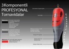 Kraftgrip 44531 8 Parça Lokma Uçlu Tornavida Seti