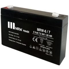 Mrw Power 6V 7AH Bakımsız Kuru Akü