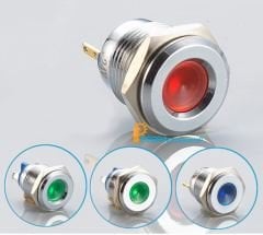 16mm IP67 Ledli Metal Sinyal Lambası