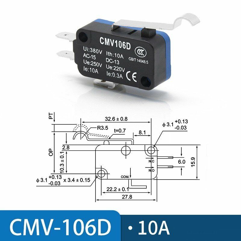 Cntd Çengel Paletli Micro Switch Anahtar