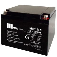 Mrw Power 12V 26AH Bakımsız Kuru Akü