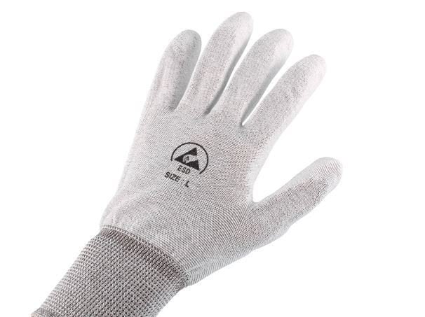 Antistatik (ESD) Parmak Ucu Kaplamalı Eldiven