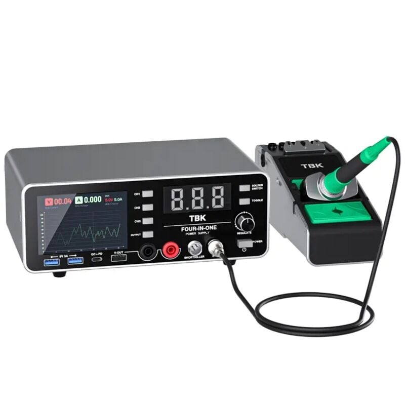 Tbk 219 20V 5A DC Güç Kaynağı ve C210 Havya İstasyonu