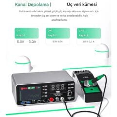 Tbk 219 20V 5A DC Güç Kaynağı ve C210 Havya İstasyonu