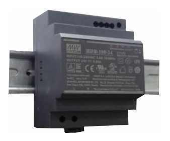 MeanWell  60W 24VDC 4A 85-264VAC Ray Montaj Güç Kaynağı