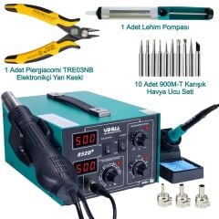 Yihua 852D+ Sıcak Hava Üflemeli Havya İstasyonu Seti