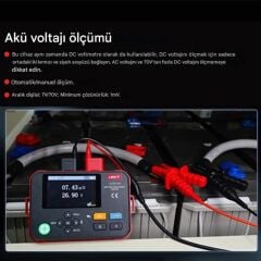 Unit UT677A+ Pil Dahili Direnç Test Cihazı