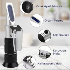 Loyka RHA-503C Antifriz ve Akü Sıvısı Ölçen Refraktometre