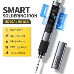 Fnirsi HS-02A 100W Dijital Oled Ekranlı Akıllı Usb Havya