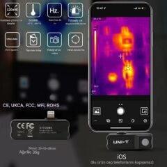 Unit UTi120MS 120×90 iPhone Telefon için Termal Kamera
