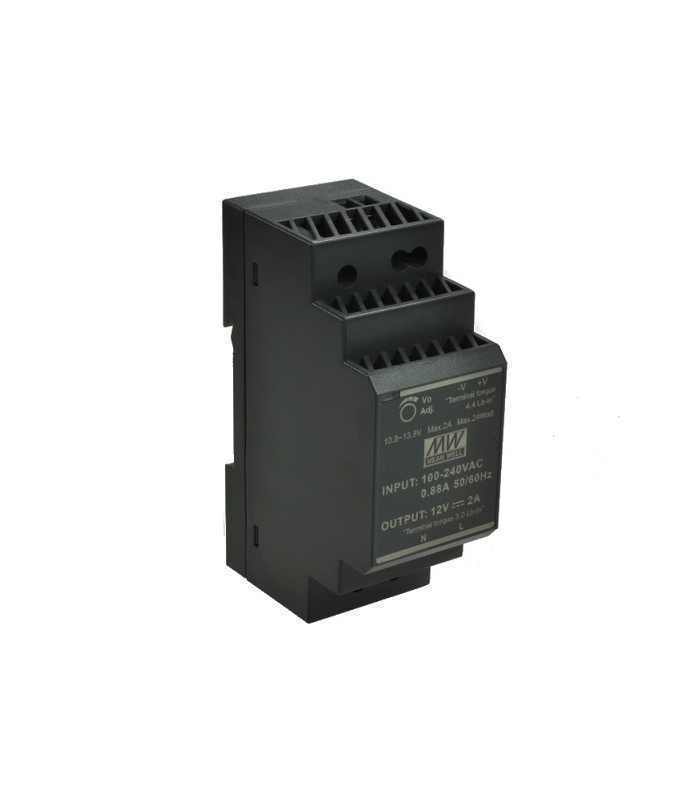 MeanWell  24W 12V 2.0A 85-264VAC Ray Montaj Güç Kaynağı