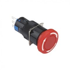 16mm Acil-Stop Buton Bas-Çevir 1NO/1NC