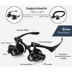 Tamirci Gözlük Büyüteci