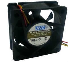 AVC 60x60x25 24V DC Rulmanlı Yüksek Hızlı Fan