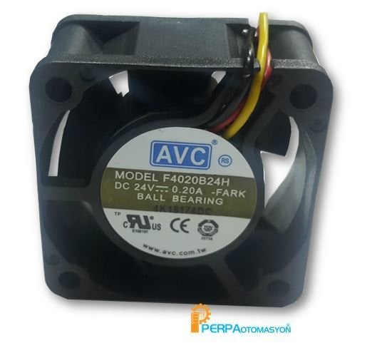 AVC 40x40x20 24V DC Rulmanlı Turbo Fan