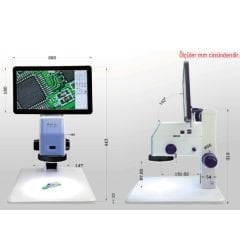 AZ 9513 Ekranlı Profesyonel HD Dijital Mikroskop
