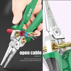 Laoa Çok Amaçlı Elektrikçi Pensesi ve Kontrol Kalemi