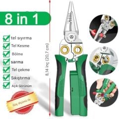 Laoa Çok Amaçlı Elektrikçi Pensesi ve Kontrol Kalemi