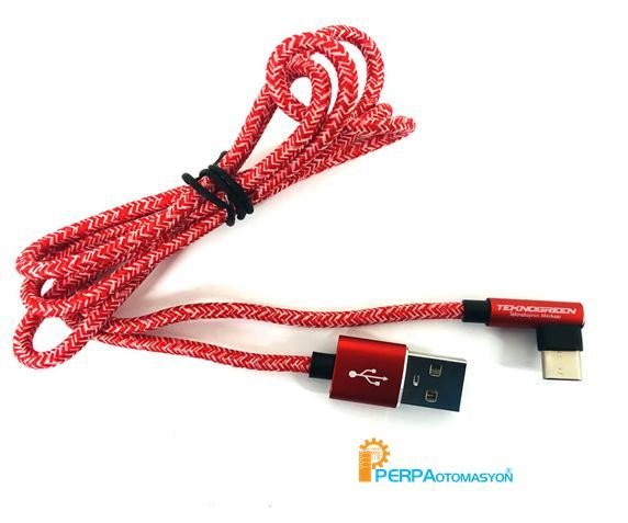 TKU-C301 1m Usb to L Tipi Type C Şarj Kablosu