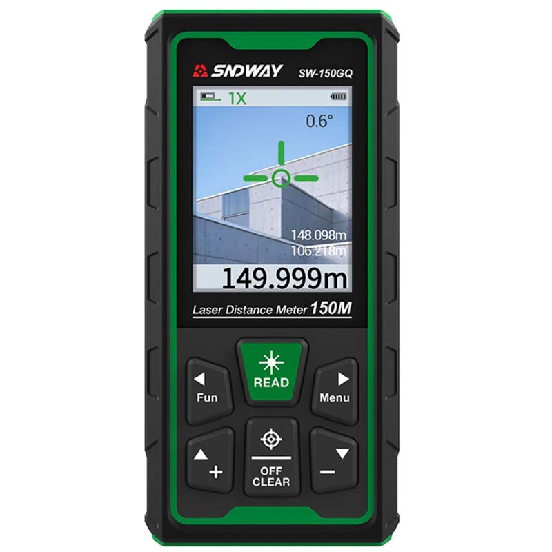 Sndway SW-150GQ Yeşil Lazerli 150 Metre Kameralı Lazermetre