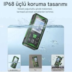Sndway SW-150GQ Yeşil Lazerli 150 Metre Kameralı Lazermetre