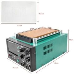 Prolink P-53 AAAII 3in1 Sıcak Hava Üflemeli Havya ve Lcd Ekran Ayırıcı