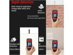 Unit UT387D Voltaj ve Metal Dedektörü Duvar Tarayıcı