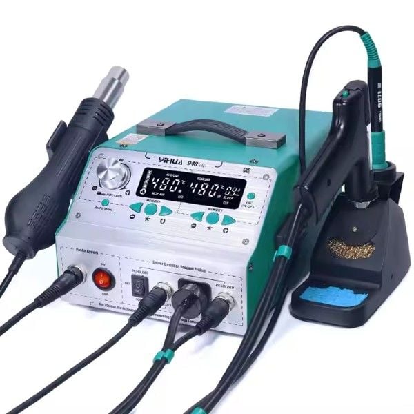 Yihua 948-II 4in1 Sıcak Hava Rework Havya ve Vakum İstasyonu