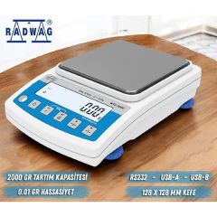 Radwag WTC 2000 Dijital Hassas Terazi (2000GR / 0.01GR)