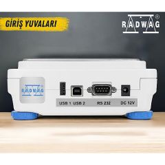 Radwag WTC 2000 Dijital Hassas Terazi (2000GR / 0.01GR)