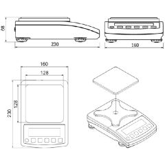 Radwag WTC 2000 Dijital Hassas Terazi (2000GR / 0.01GR)
