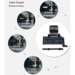 Proskit FB-1618C Profesyonel Fiber Optik Kablo Kesici