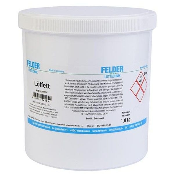 Felder Lötfett 1000 Gr Lehim Pastası