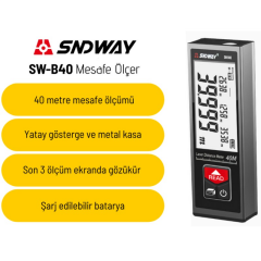 Sndway SW-B40 40m Metal Lazermetre