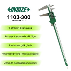 İnsize 1103-300 Absolute Dijital Kumpas 0-300mm
