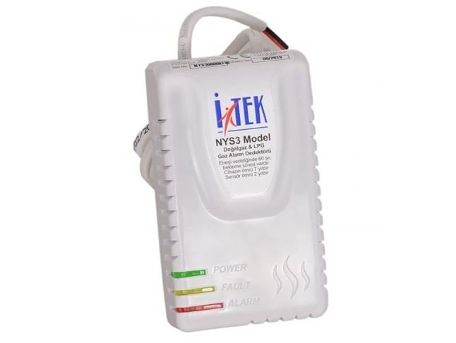 İtek NYS-3 Model Gaz Alarm Dedektörü