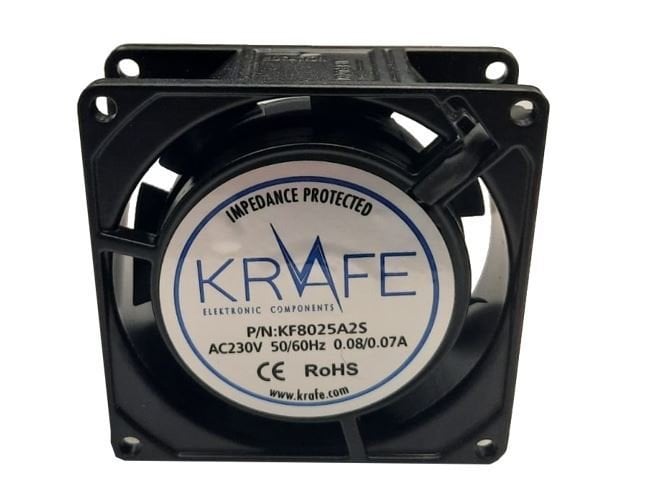 Krafe 80x80x25 220 V AC Fan