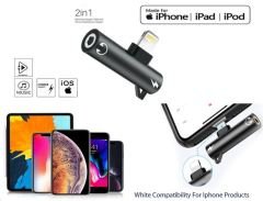 Sunline 004K iPhone Lightning Ses Kulaklıkve Şarj Adaptörü