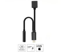 Sunline 004 iPhone Lightning Ses Kulaklık Adaptörü Şarj Kablosu