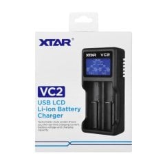 Xtar VC2 Universal Lityum-ion Pil Şarj Cihazı 2'li