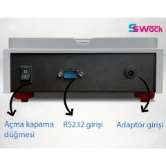 Swock MK 20002 Dijital Hassas Terazi (2KG / 0.01GR)