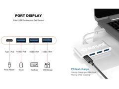 Sunline 170678 Type-C USB 3.0 Dönüştürücü Çoklayıcı