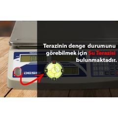 Desis H2C-3 Elektronik Sayıcı Terazi 3KG / 0.1GR