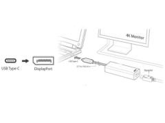 Sunline 170663 USB Type-C Displayport Dönüştürücü