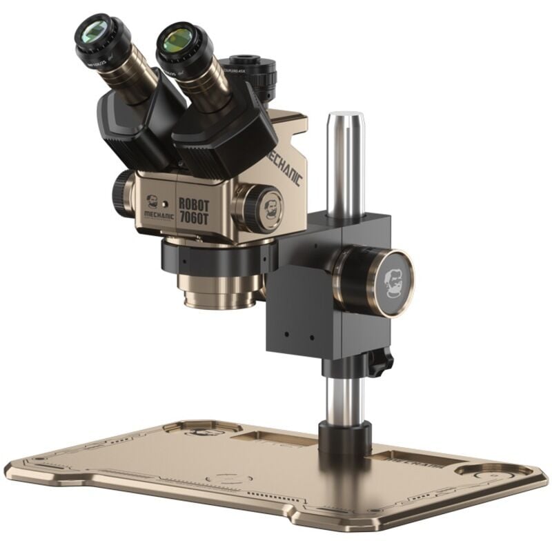 Mechanic Robot 7060T 60X HD Trinoküler Stereo Mikroskop