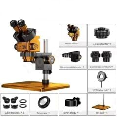 Mechanic Robot Z4 60X HD Trinoküler Stereo Mikroskop