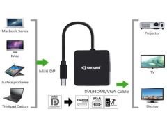 Sunline 170627 Mini DisplayPort-Hdmi/Dvi/Vga Dönüştürücü